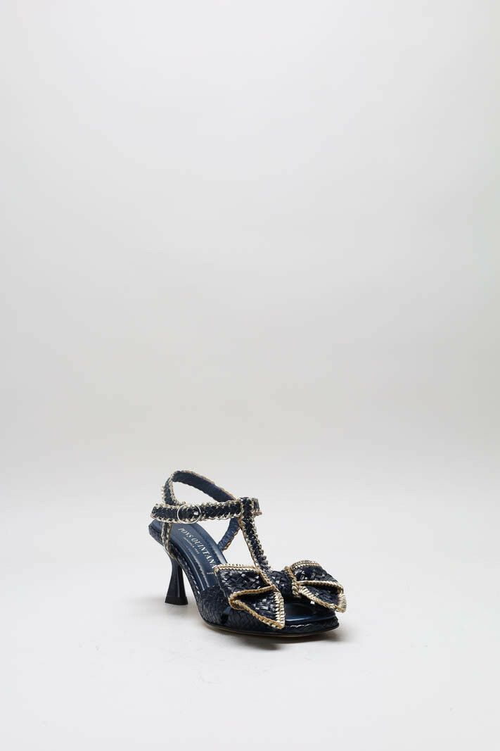 Donkerblauw Sandaal hak image