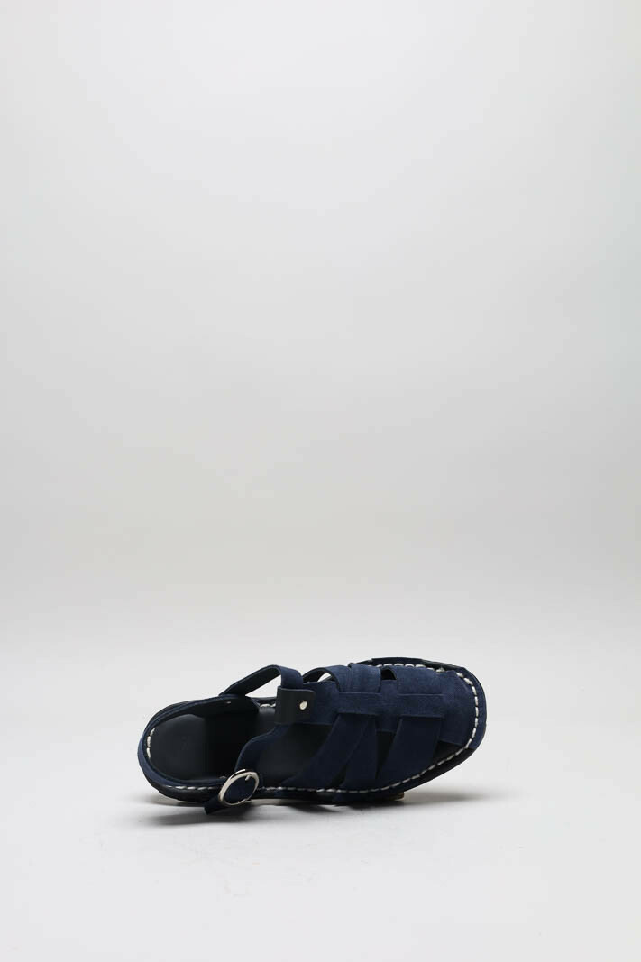 Donkerblauw Sandaal plat image