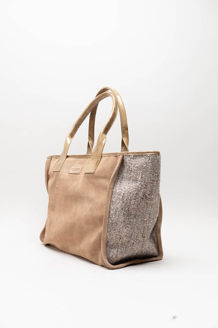 Beige Handtas