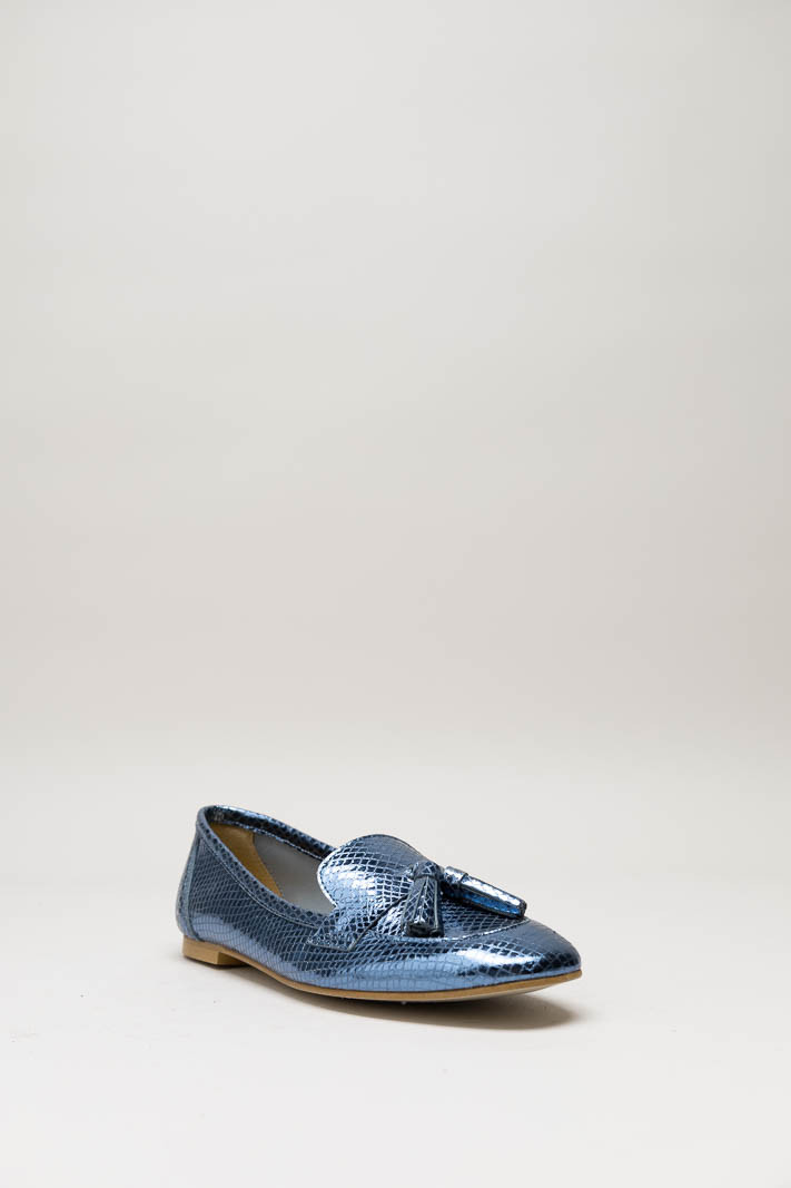 Blauw Mocassin