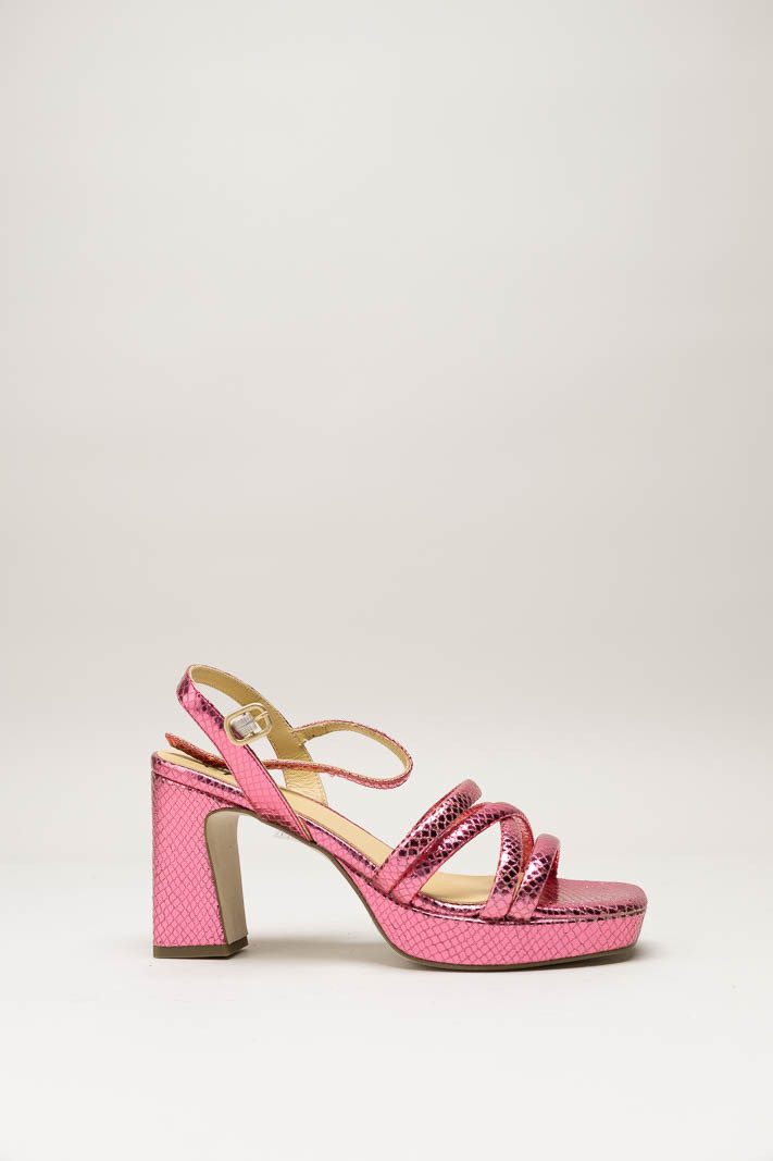 Roze Sandaal hak