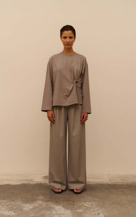 Taupe Blouse