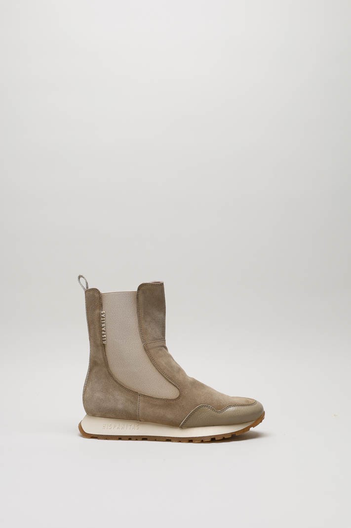 Taupe Enkellaars plat