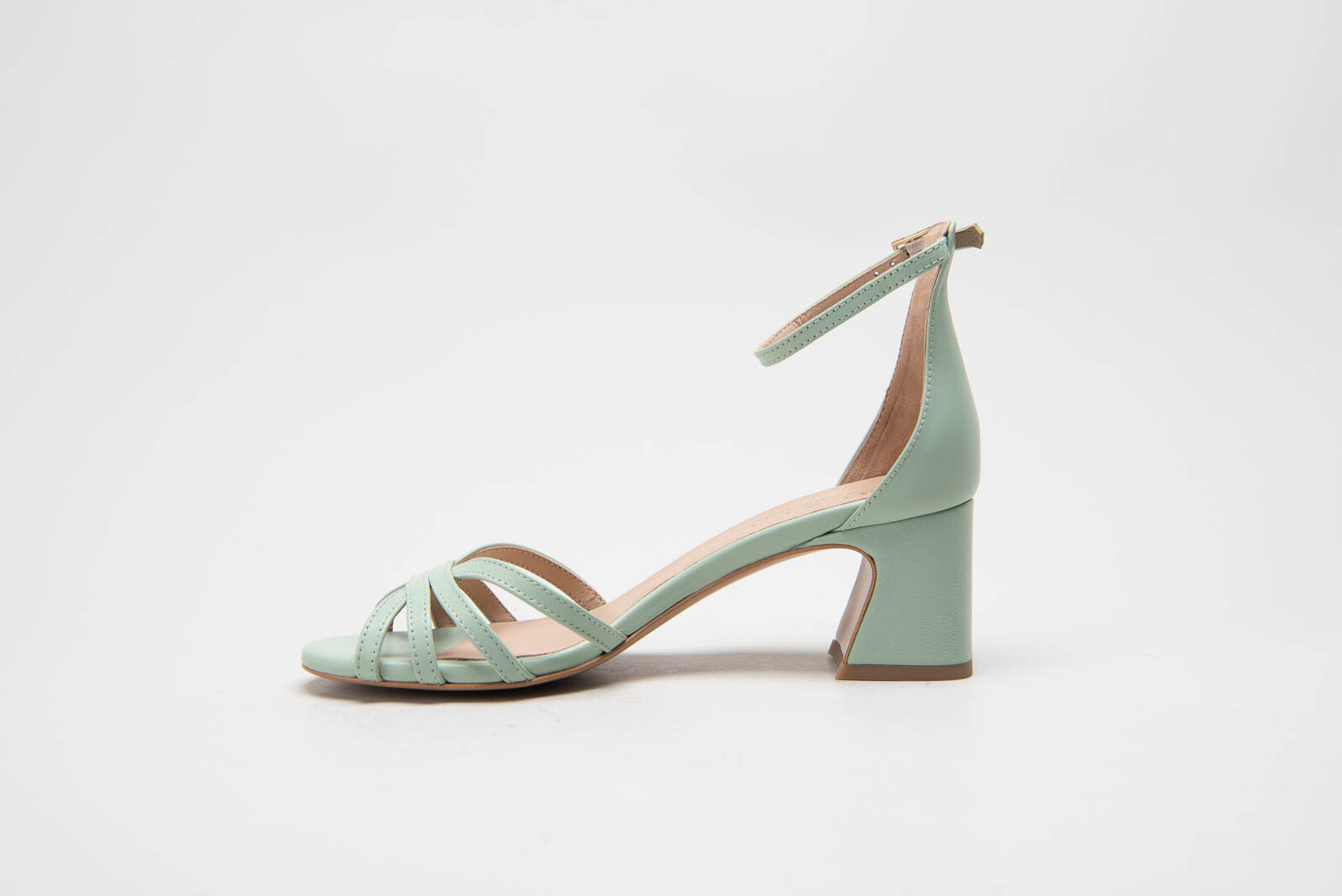 Lichtgroen Sandaal hak image