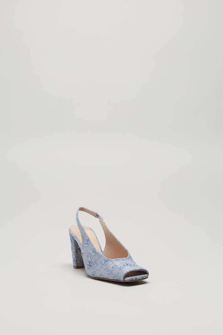 Lichtblauw Sandaal hak image