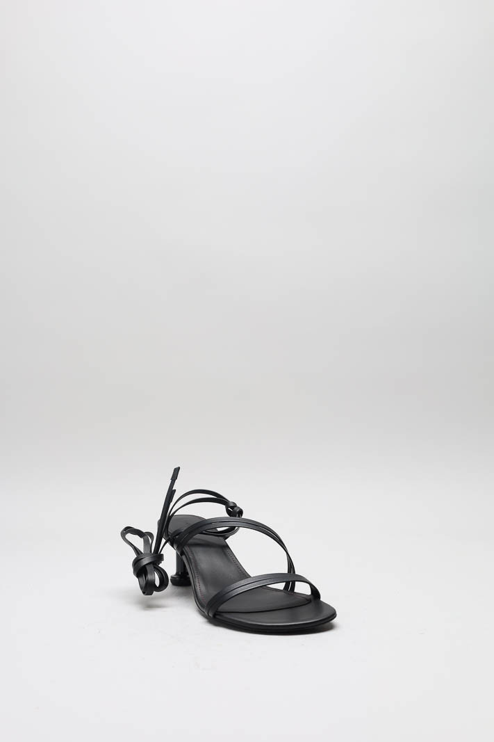 Zwart Sandaal hak image