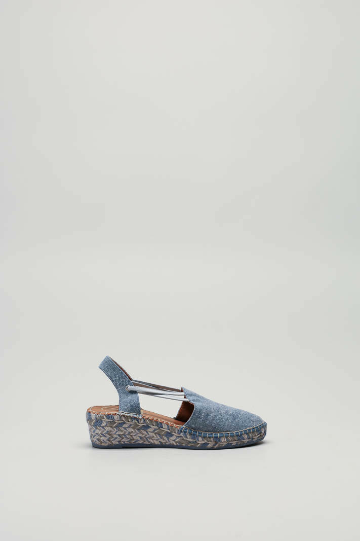 Lichtblauw Espadrille
