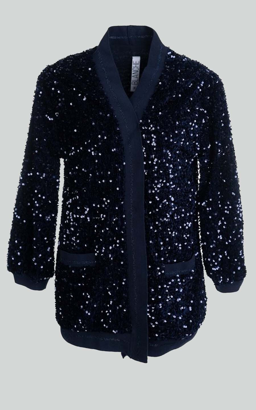 Donkerblauw Cardigan