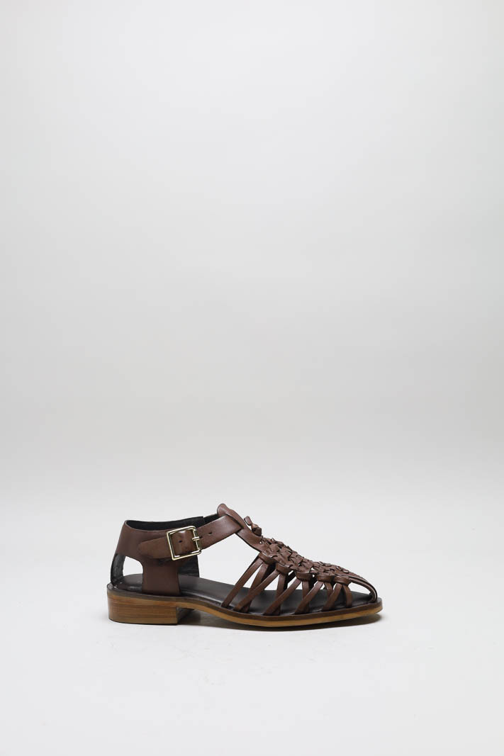 Donkerbruin Gespschoen