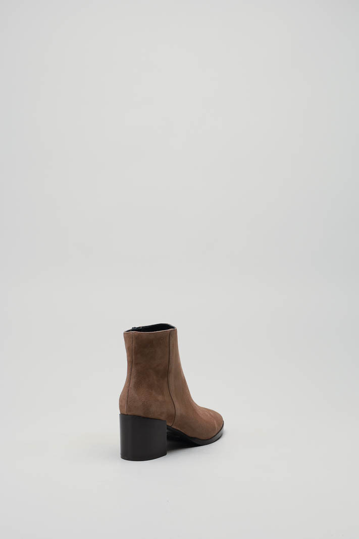 Lichtbruin Enkellaars hak image