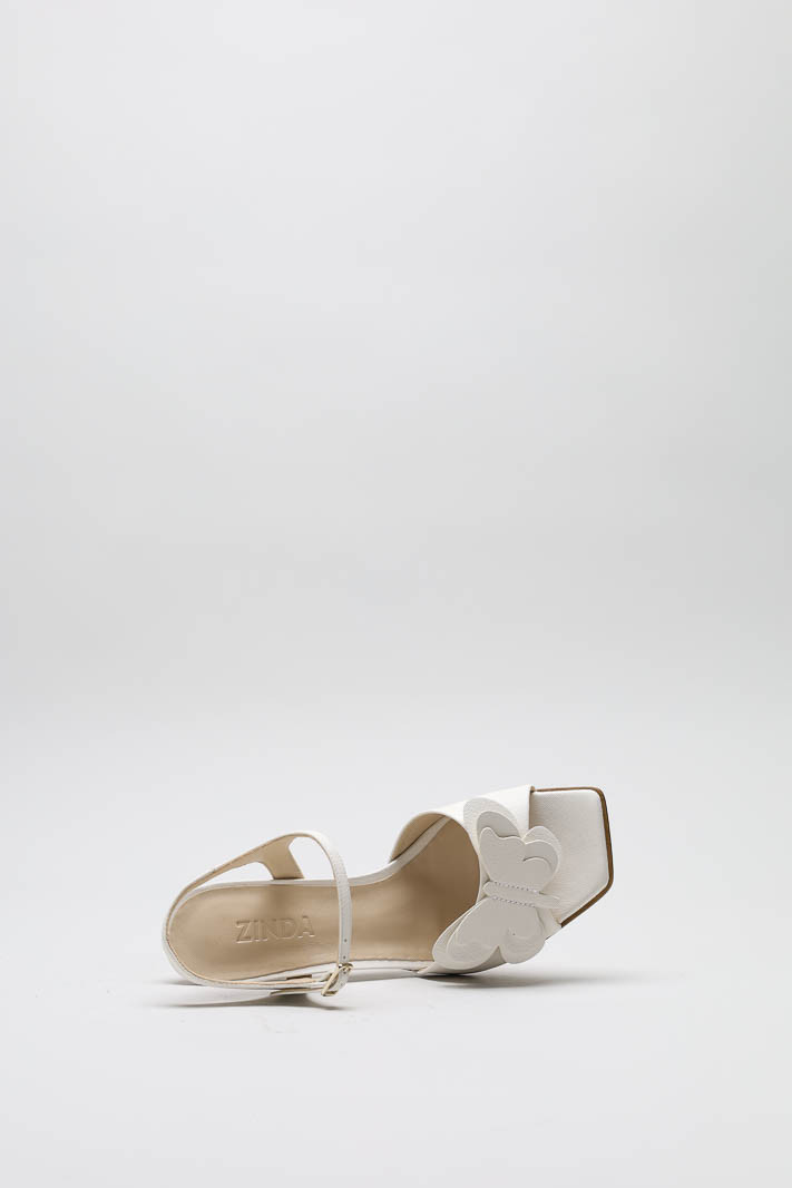 Ecru Sandaal hak image