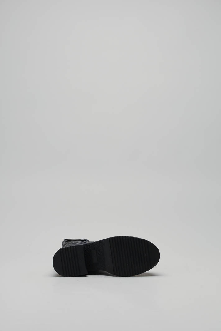 Zwart Enkellaars plat image