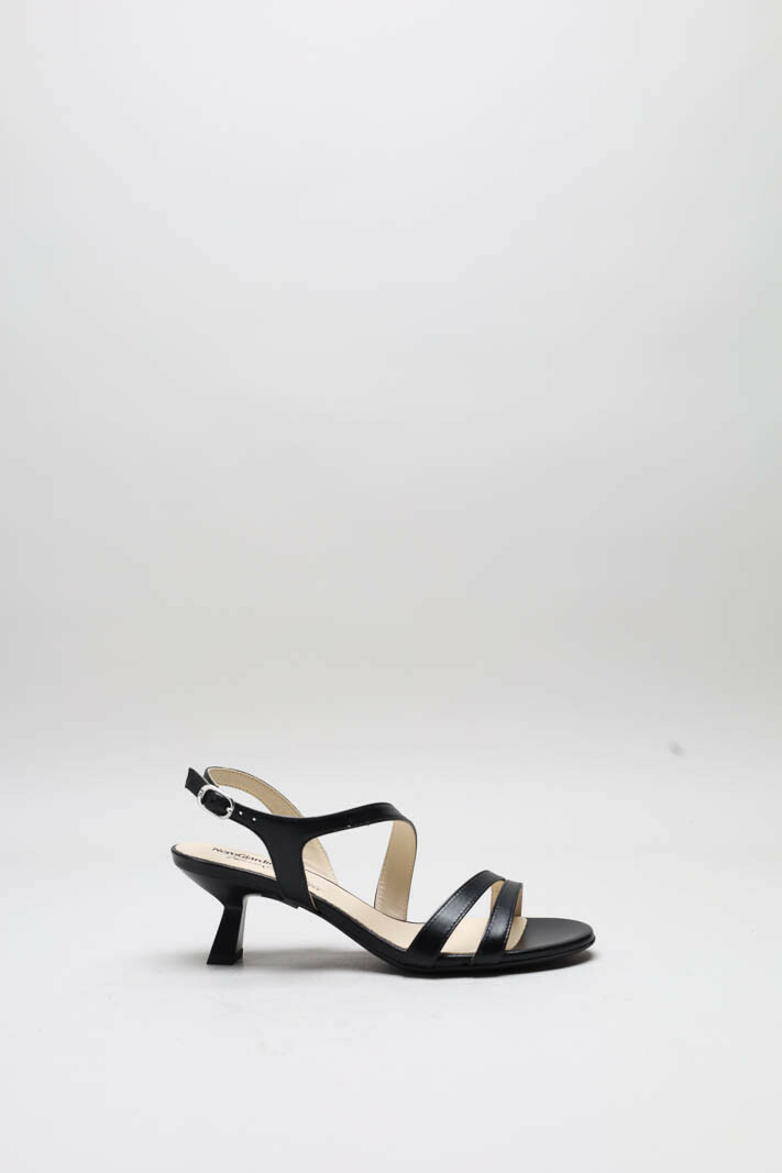 Zwart Sandaal hak