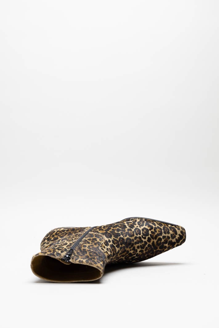 Beige Enkellaars hak image