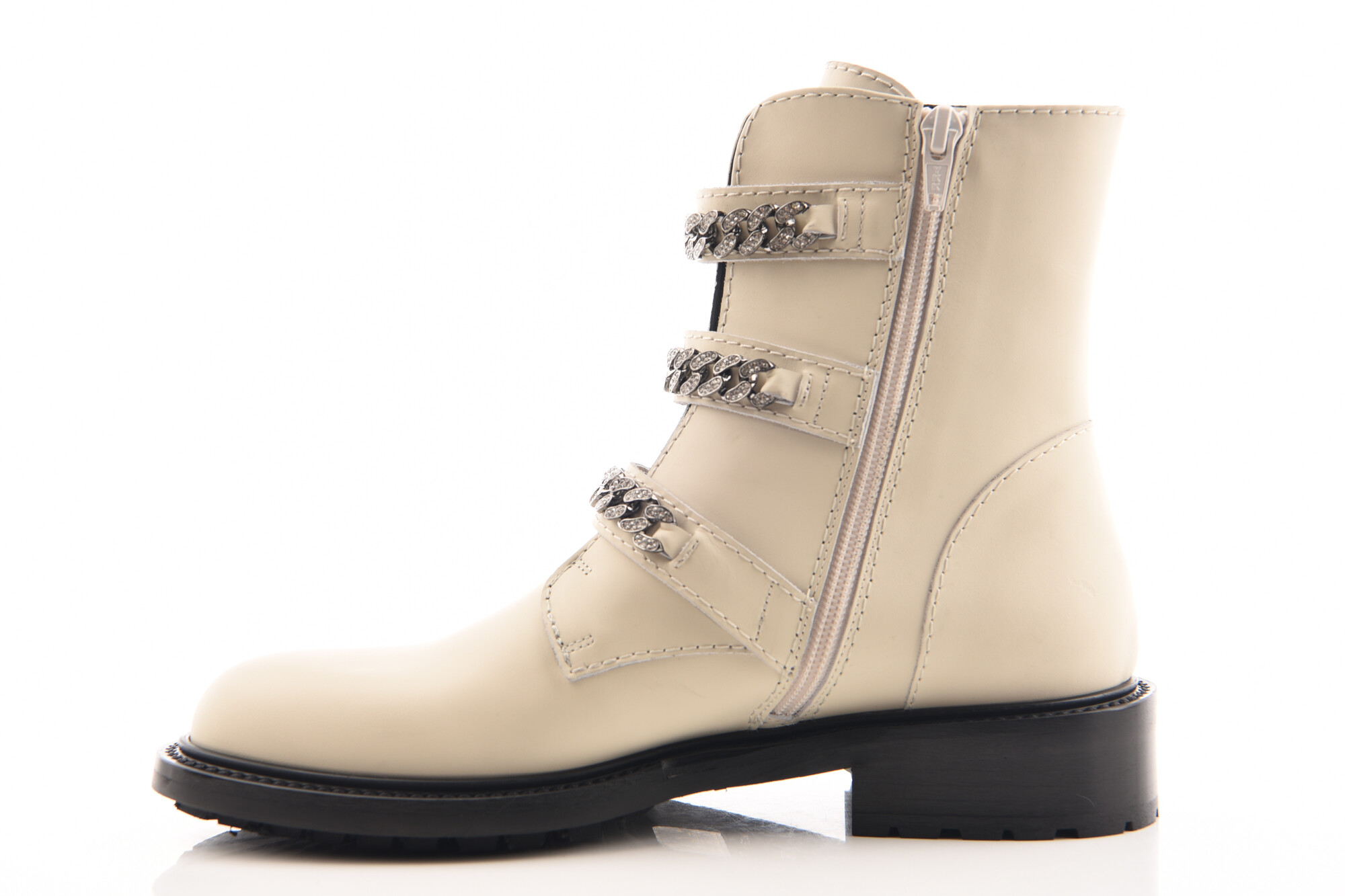 Ecru Enkellaars plat image