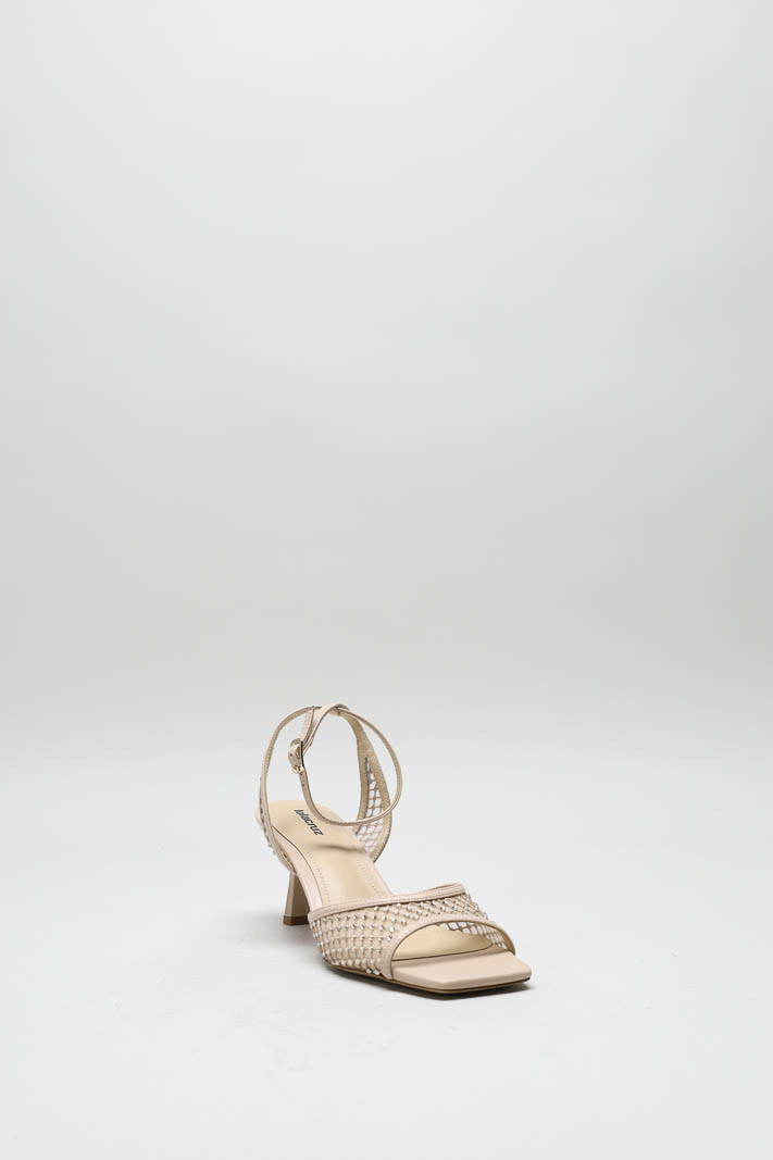 Nude Sandaal hak
