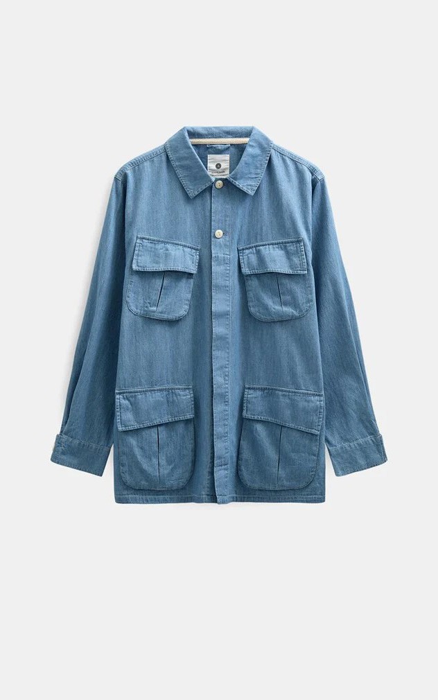 Lichtblauw Overshirt image