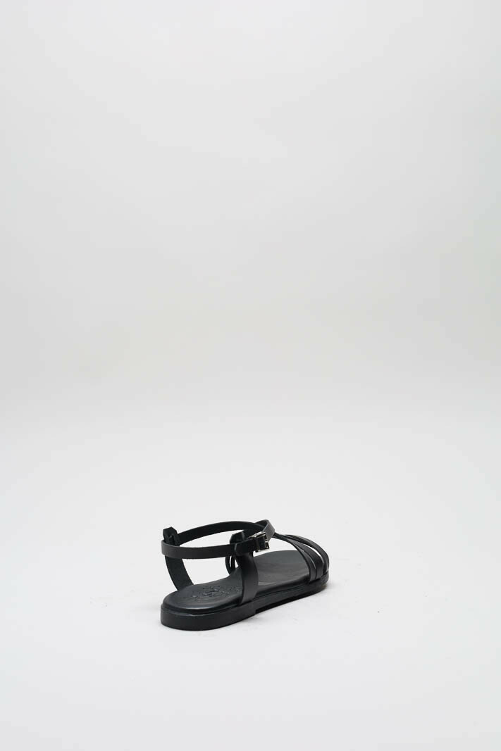 Zwart Sandaal plat image