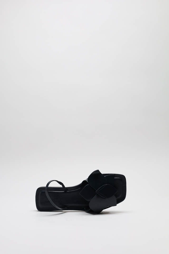 Donkerblauw Sandaal plat image