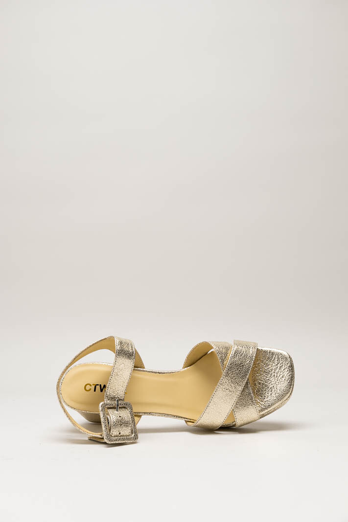 Goud Sandaal hak image