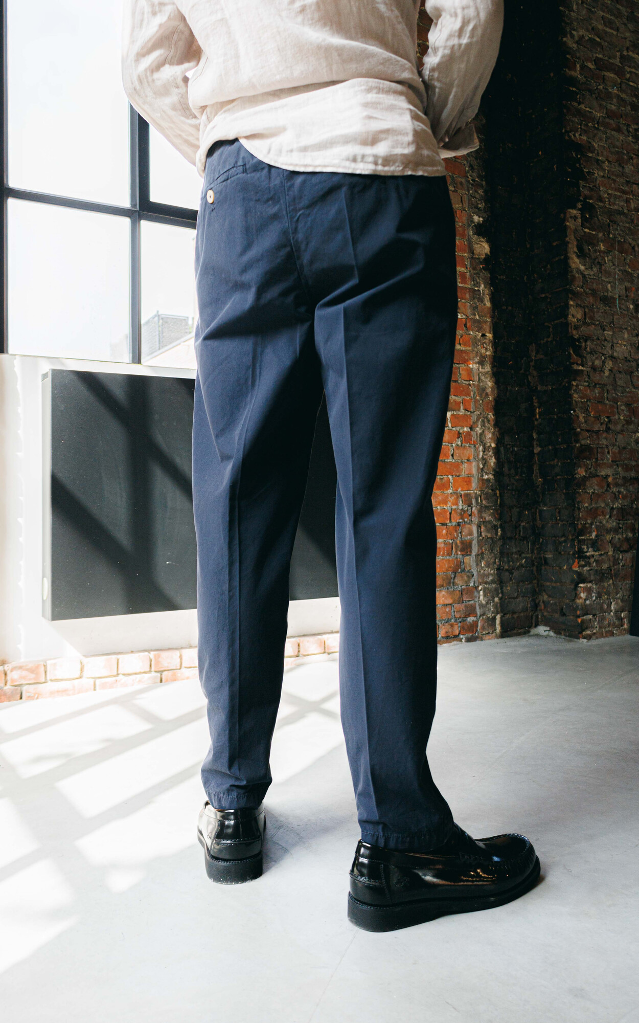 Donkerblauw Broek image