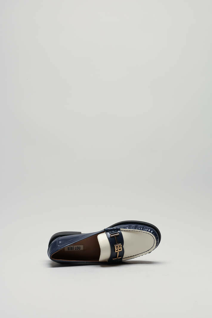 Donkerblauw Mocassin image