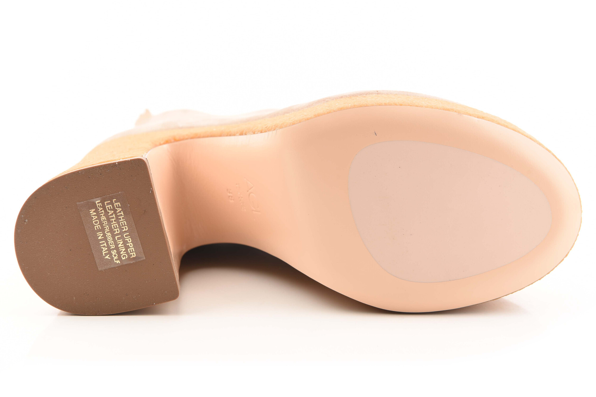 Taupe Enkellaars hak image