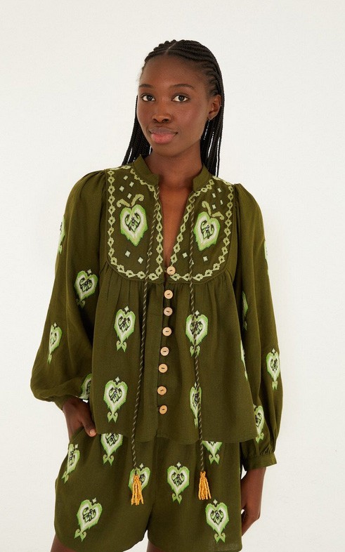 Olive Blouse