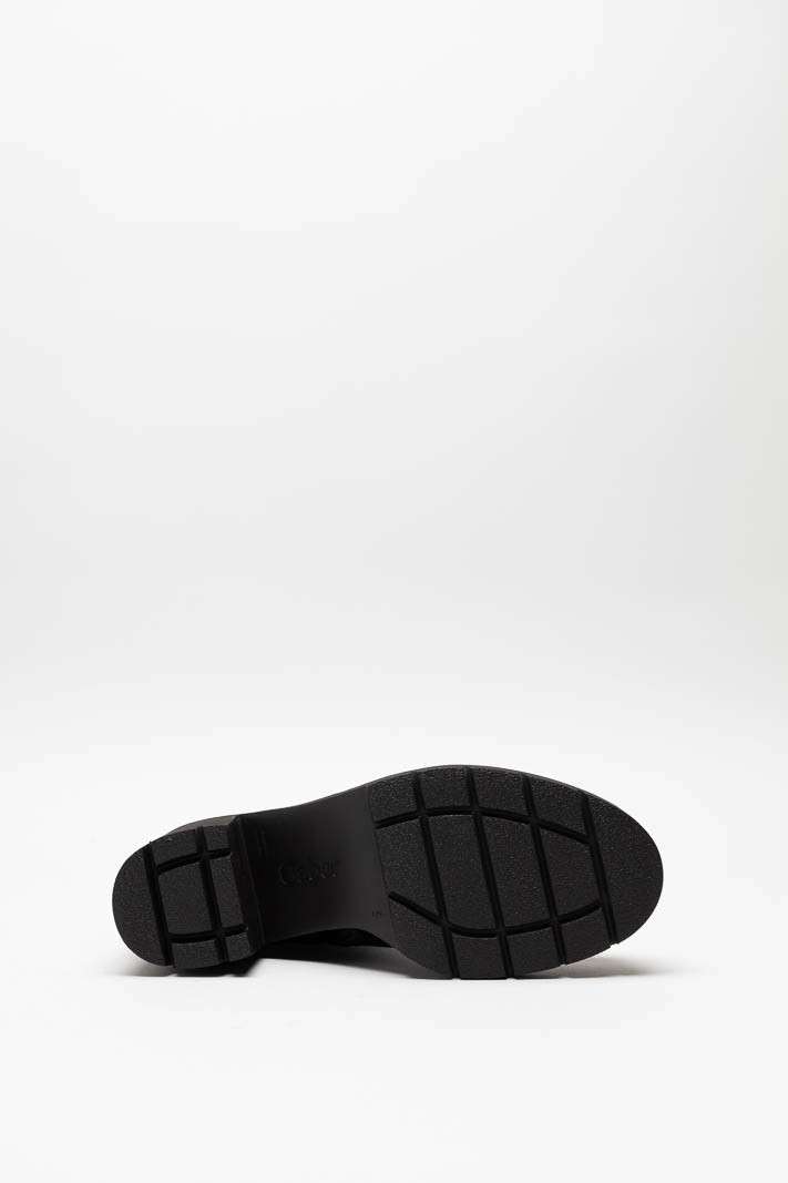 Donkerbruin Enkellaars hak image