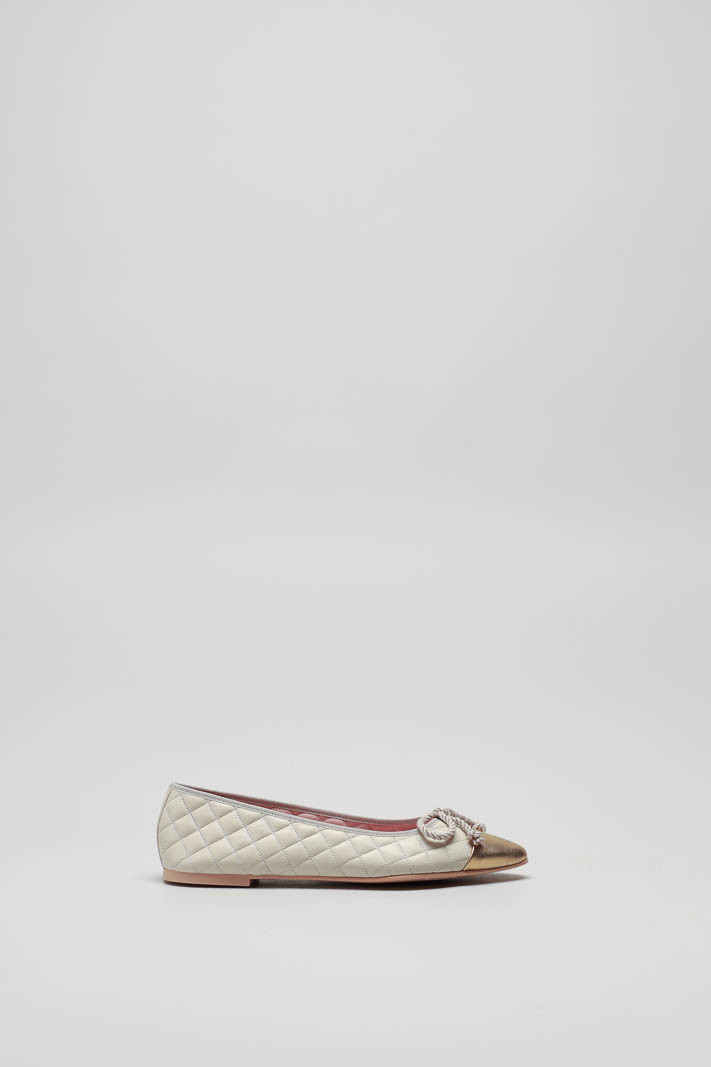 Lichtbeige Ballerina