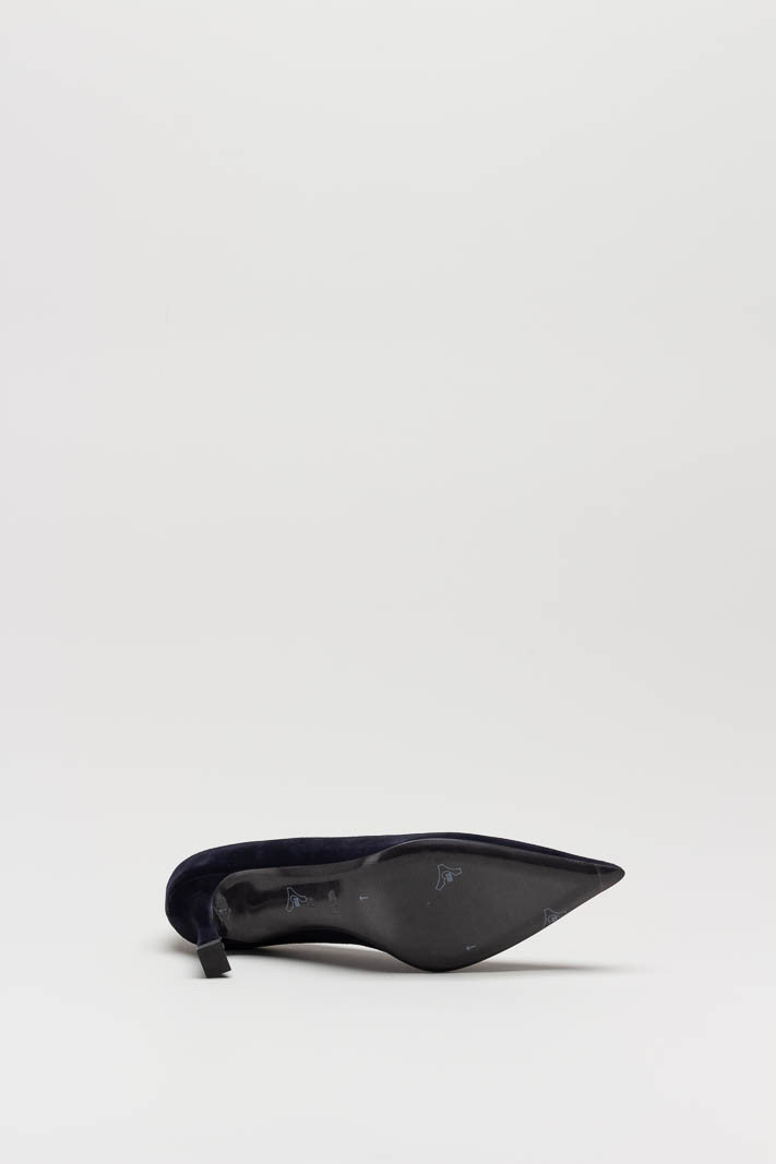 Donkerblauw Pump image