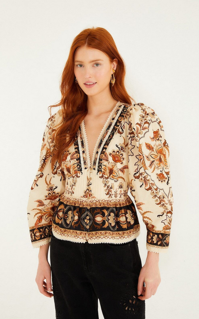 Beige Blouse