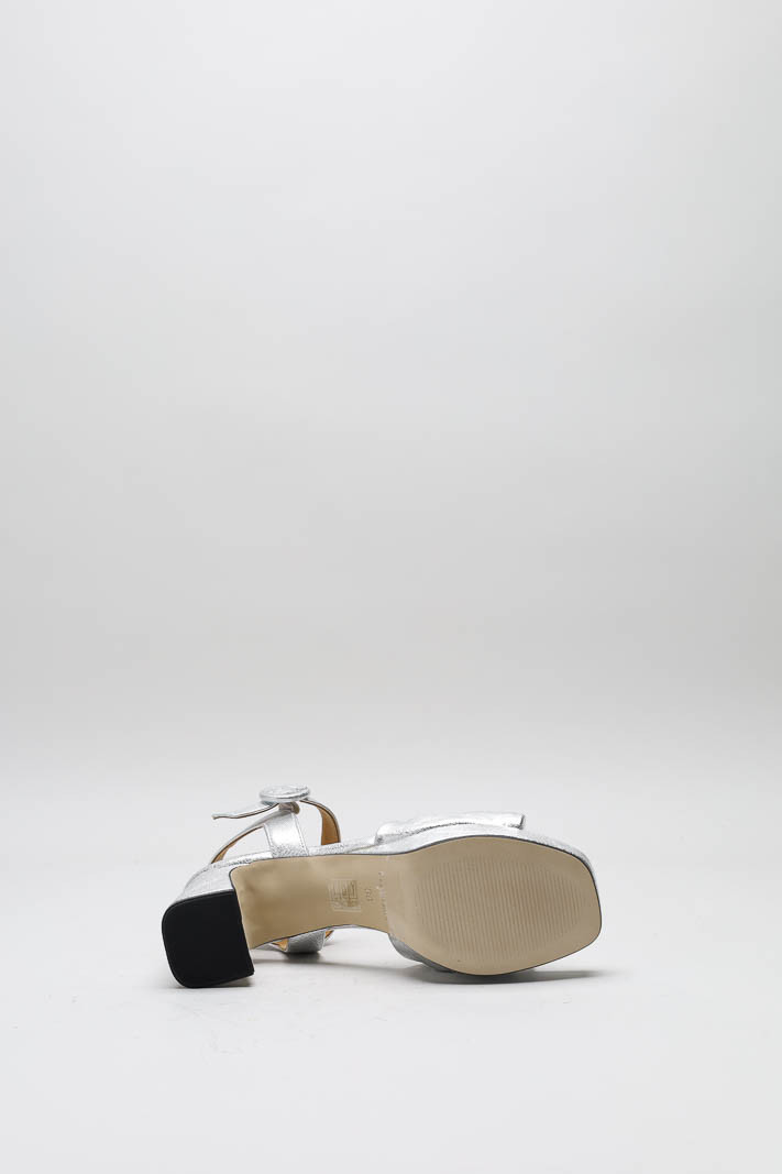 Zilver Sandaal hak image