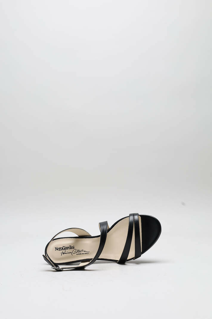 Zwart Sandaal hak image