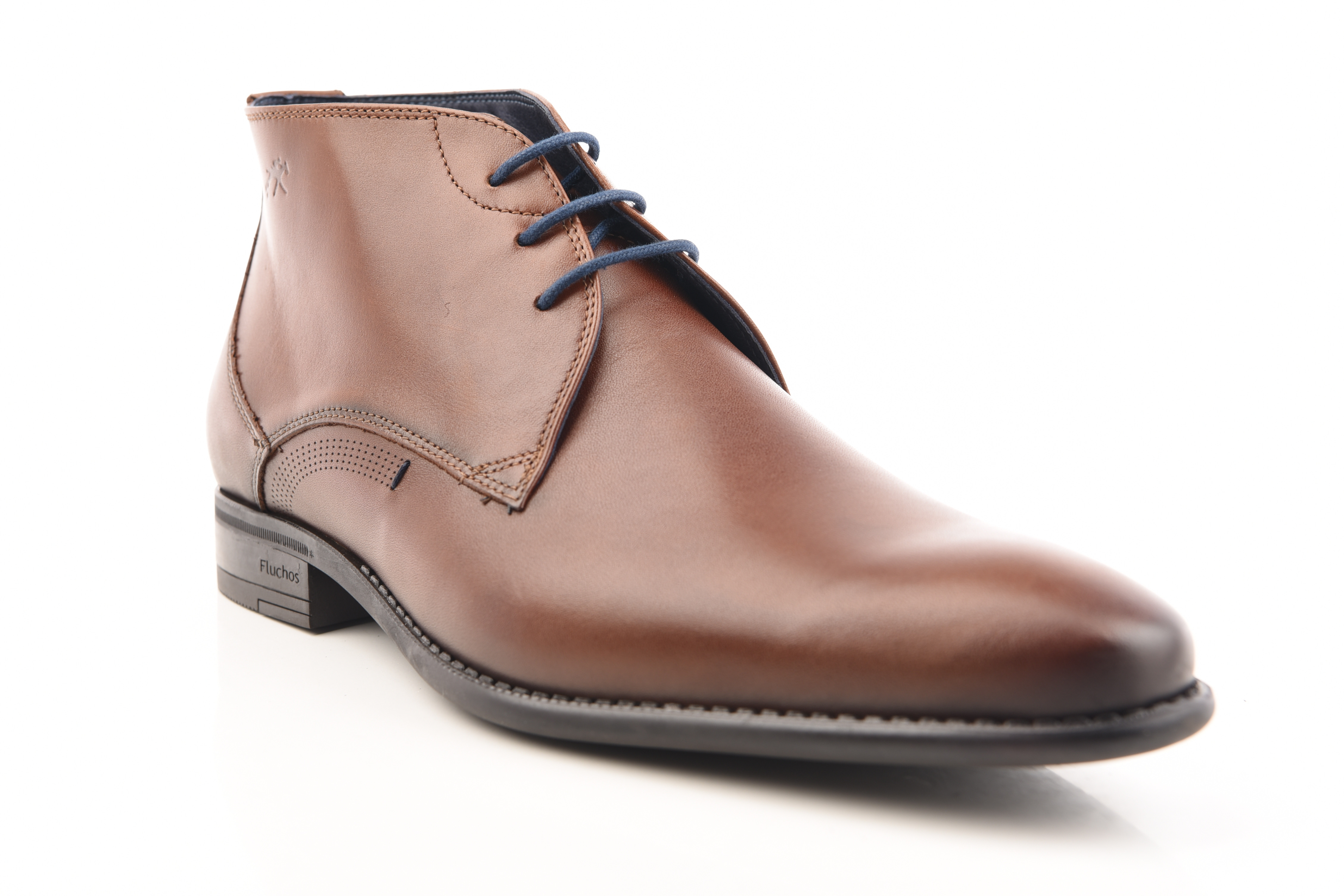 Cognac Veterschoen hoog