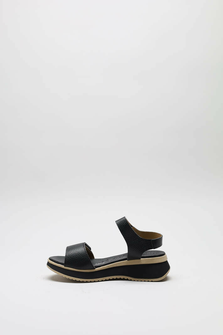 Zwart Sandaal plat image