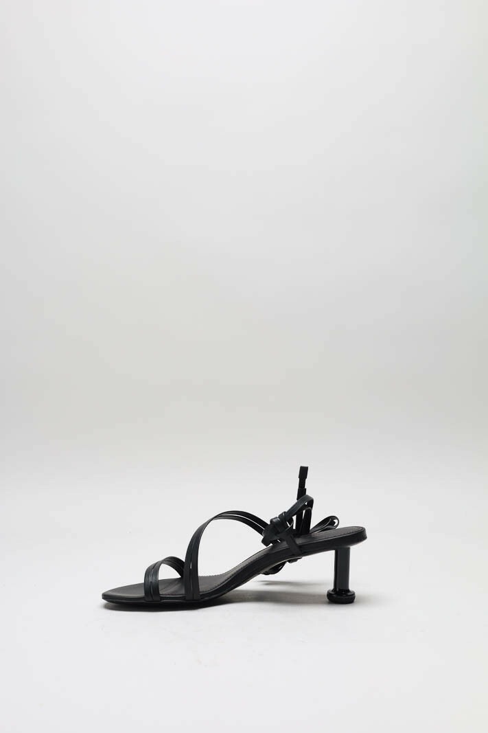Zwart Sandaal hak image