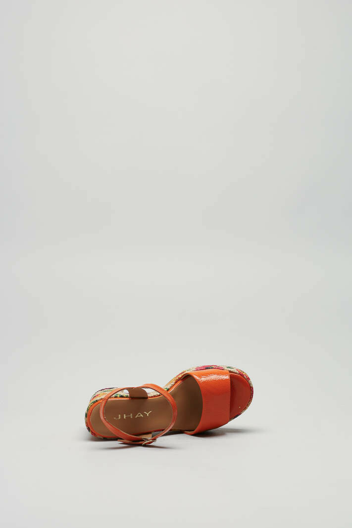 Oranje Sandaal hak image