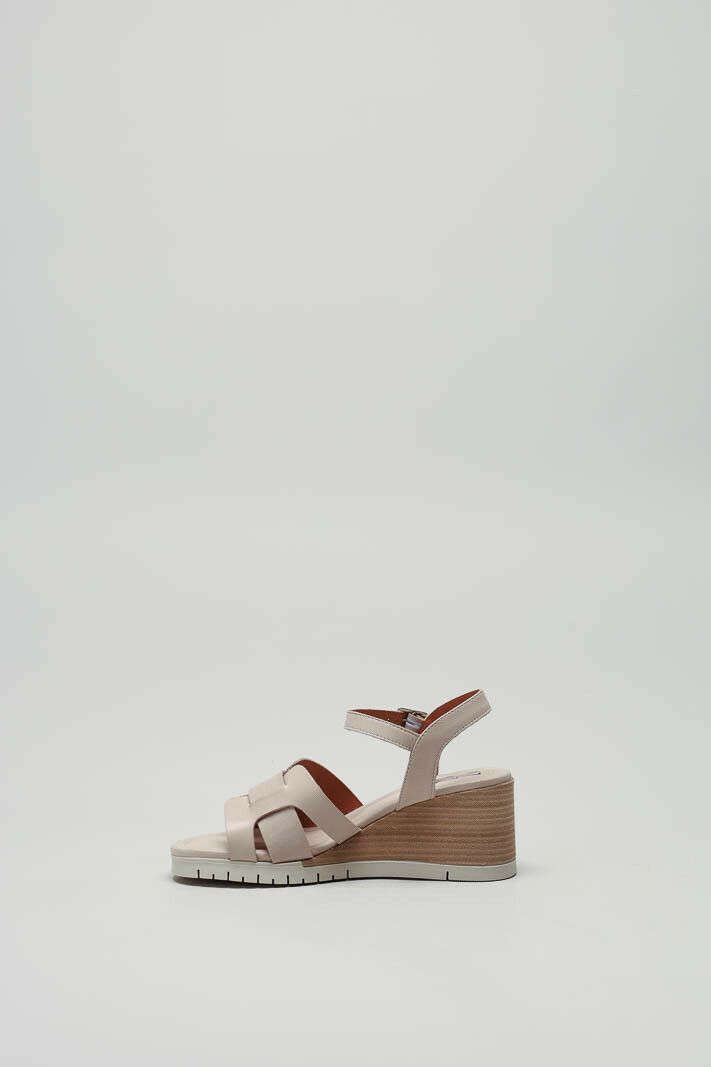 Lichtbeige Sandaal sleehak image