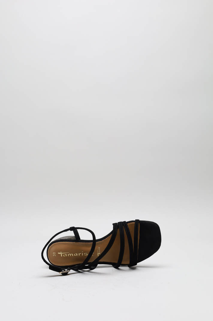 Zwart Sandaal hak image