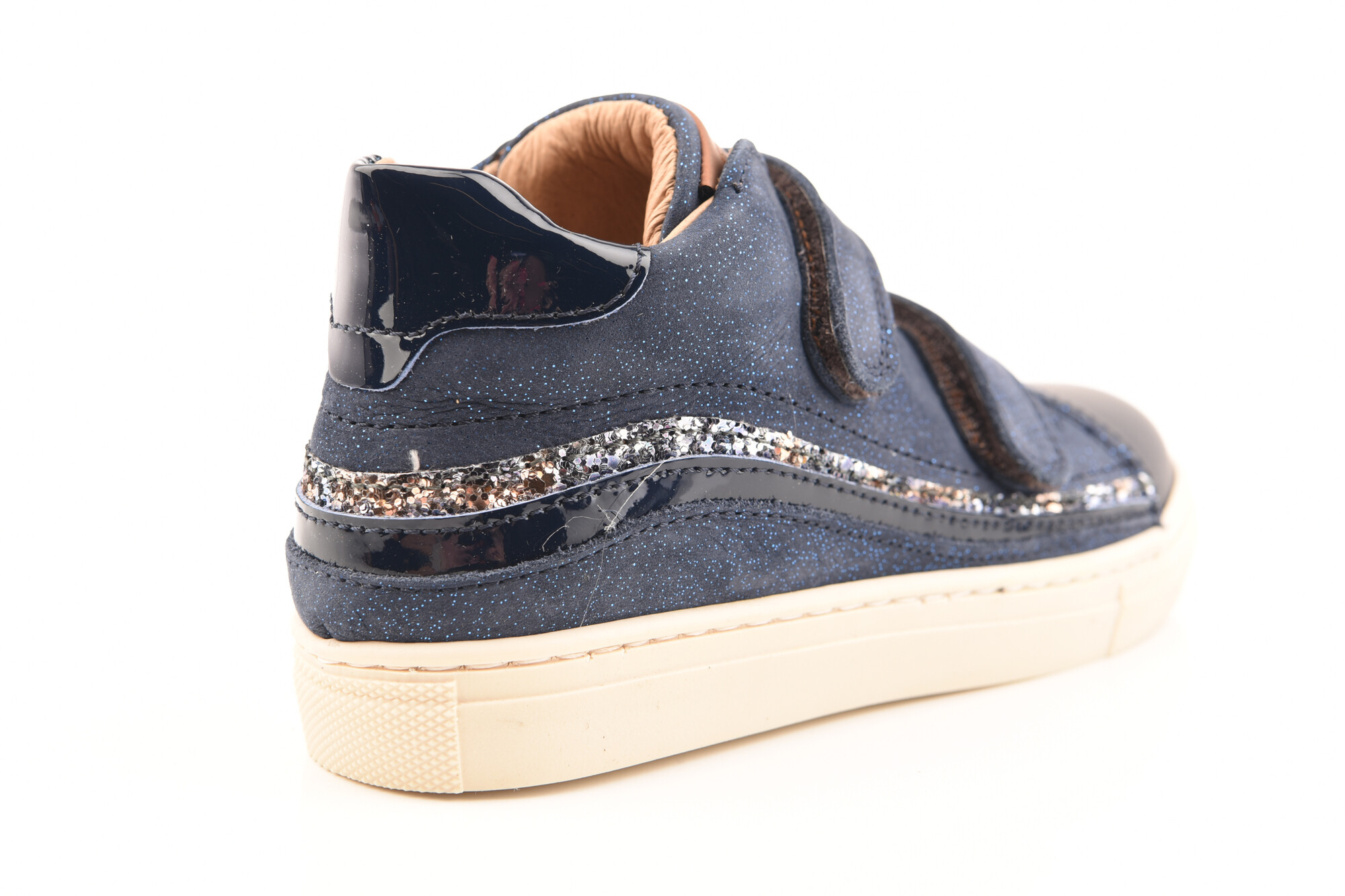 Blauw Velcro schoen image