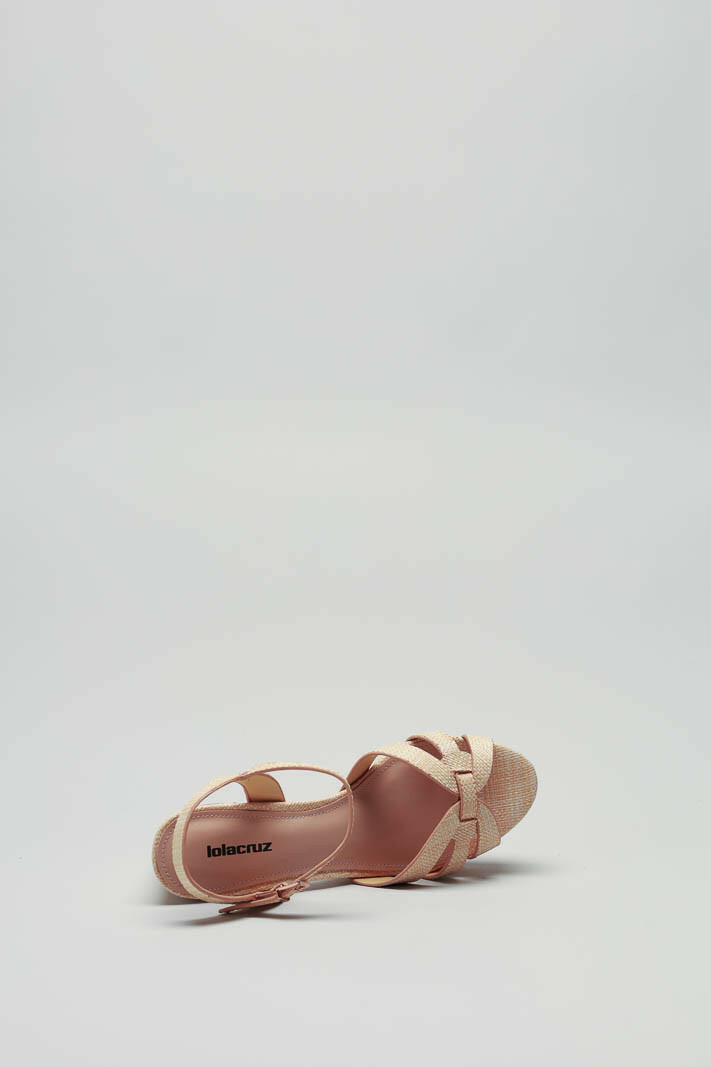 Beige Sandaal hak image