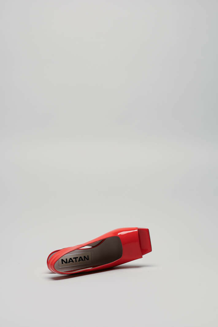 Oranje Sandaal hak image