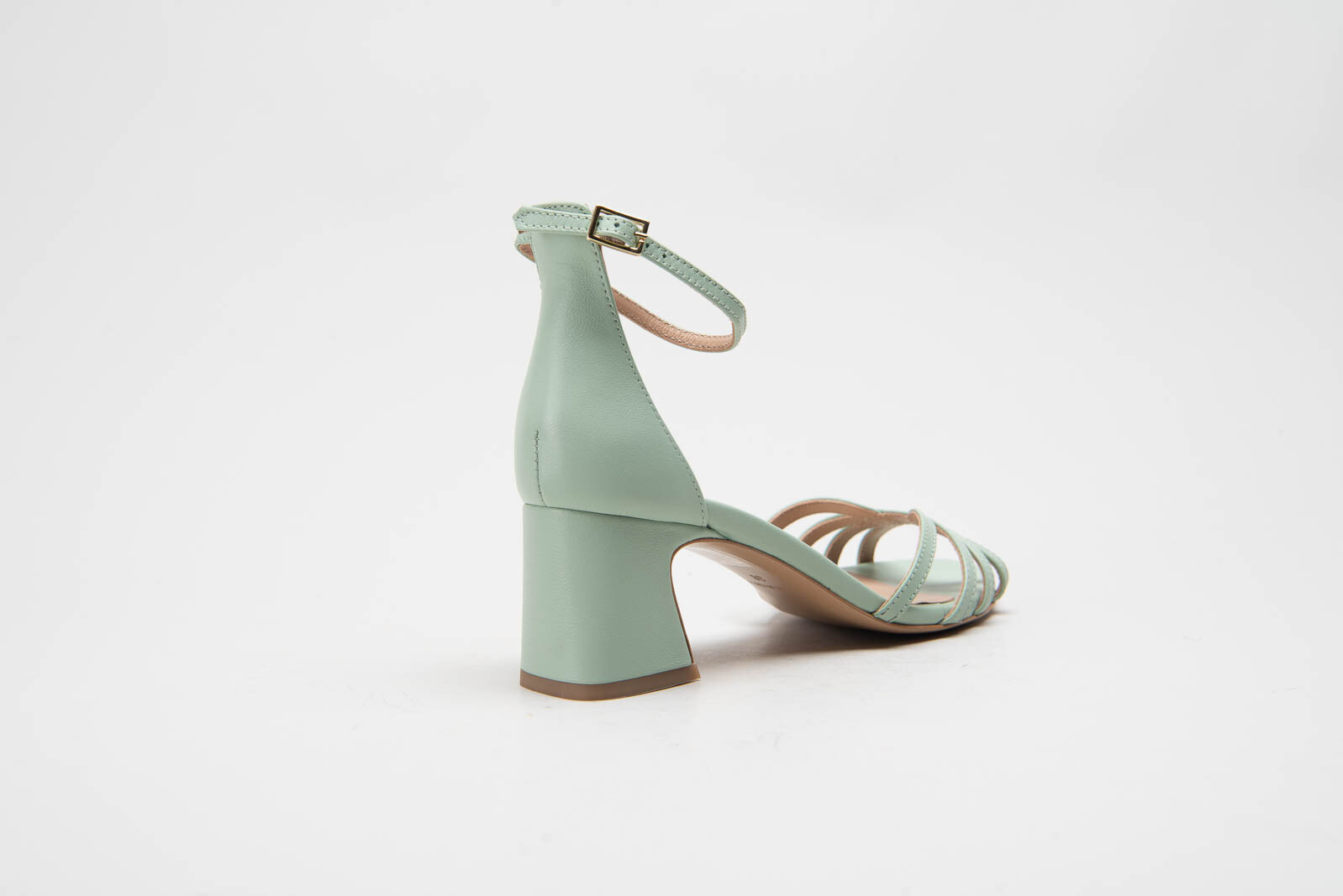 Lichtgroen Sandaal hak image