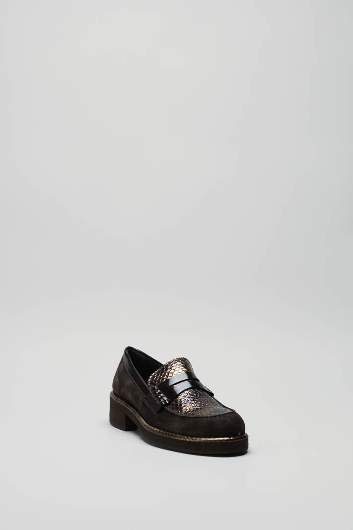 Donkerbruin Mocassin