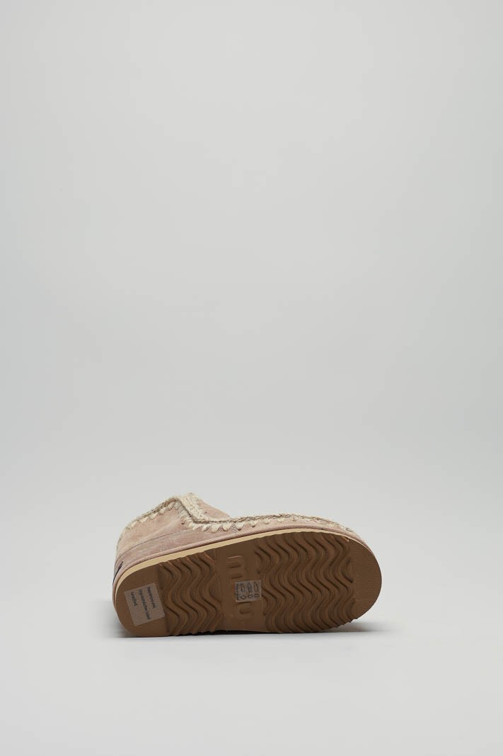 Beige Enkellaars plat image
