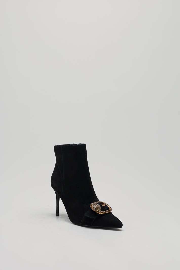 Zwart Enkellaars hak image