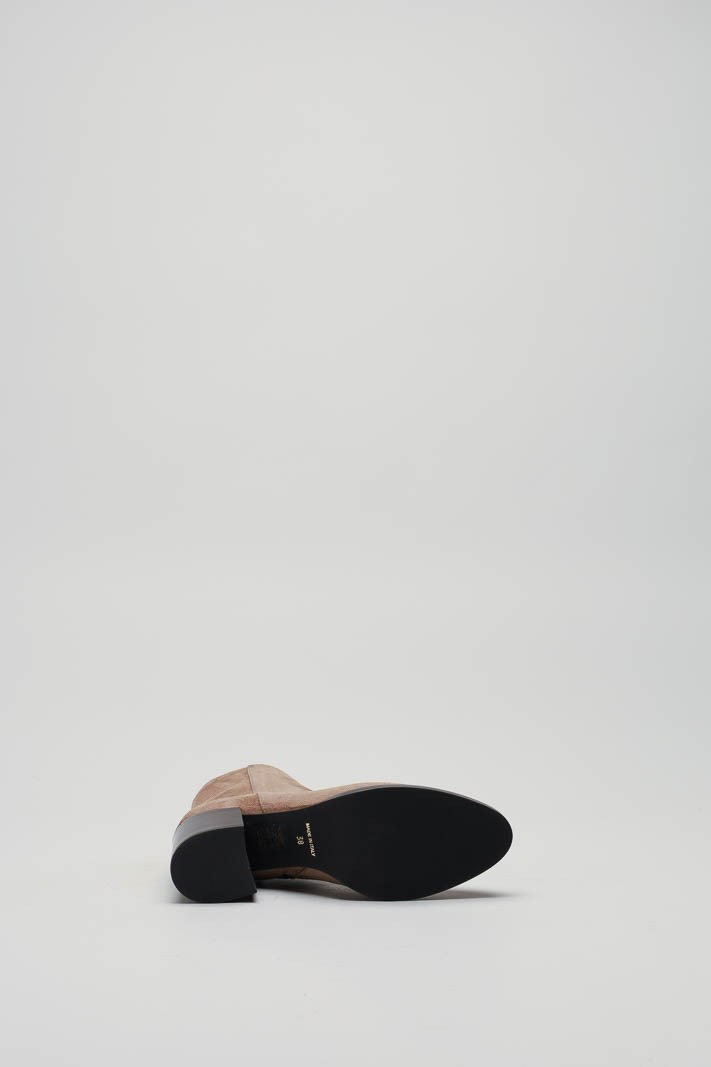 Lichtbruin Enkellaars hak image