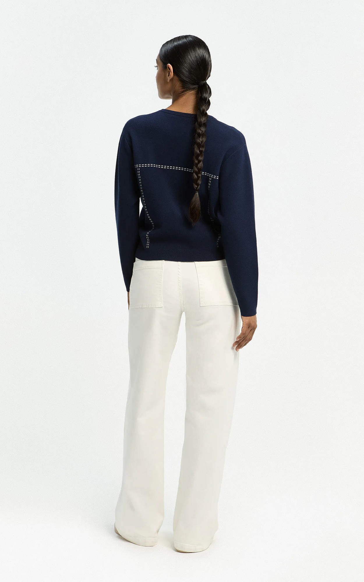 Wit Jeansbroek
