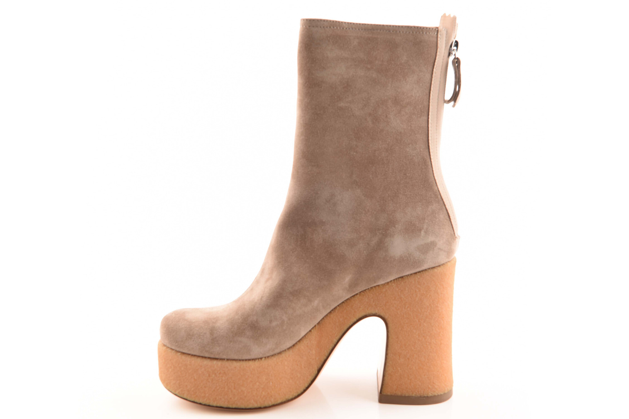 Taupe Enkellaars hak image